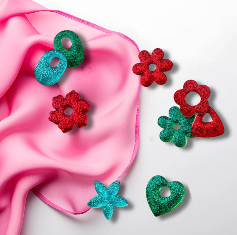 photo de la collection pampilles en résine epoxy