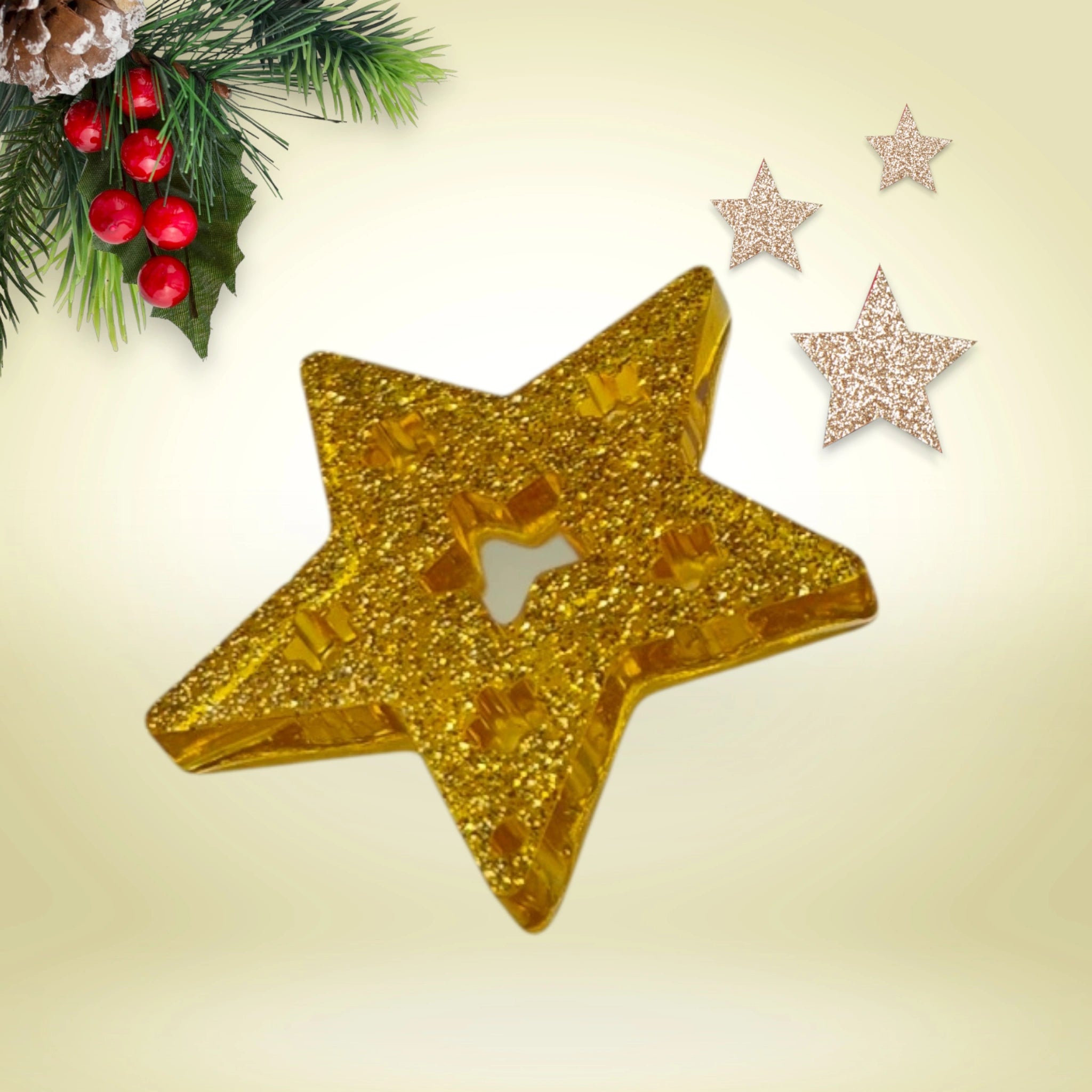 Suspension de noël - 1 étoile