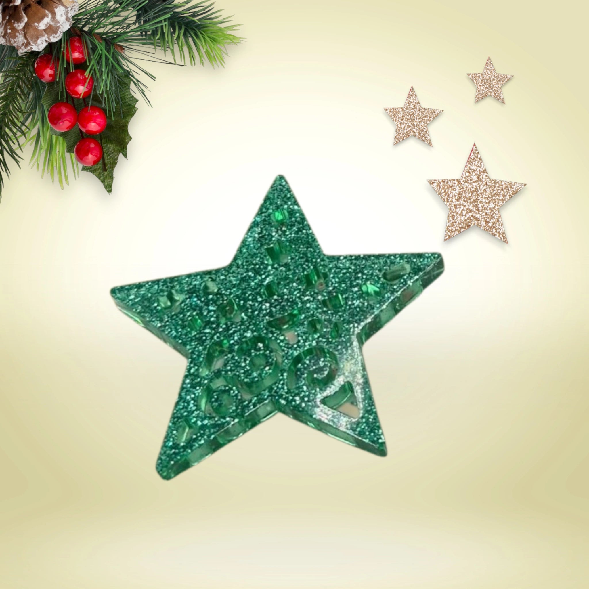 Suspension de noël - 1 étoile