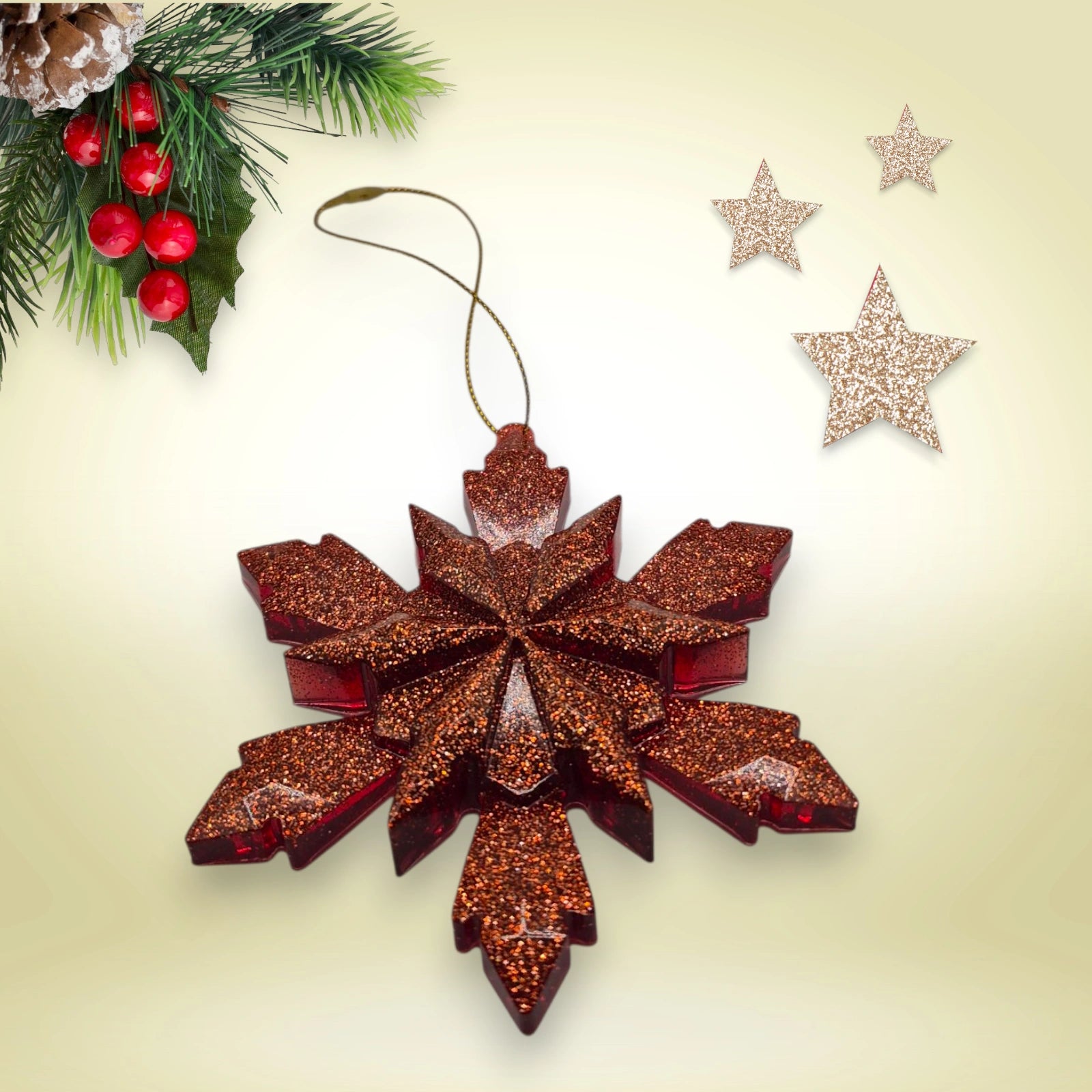 Suspension de noël - Grande étoile