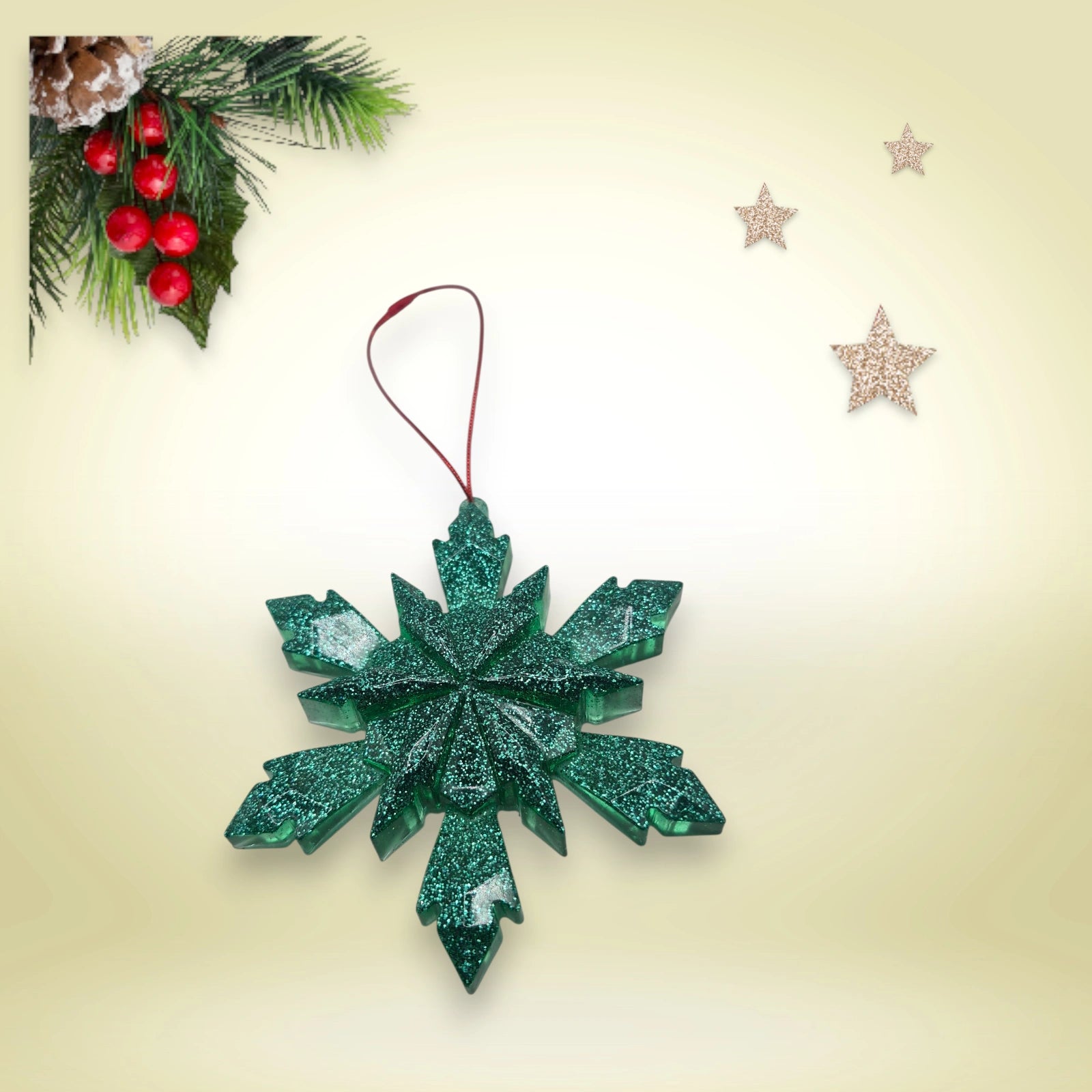 Suspension de noël - Grande étoile