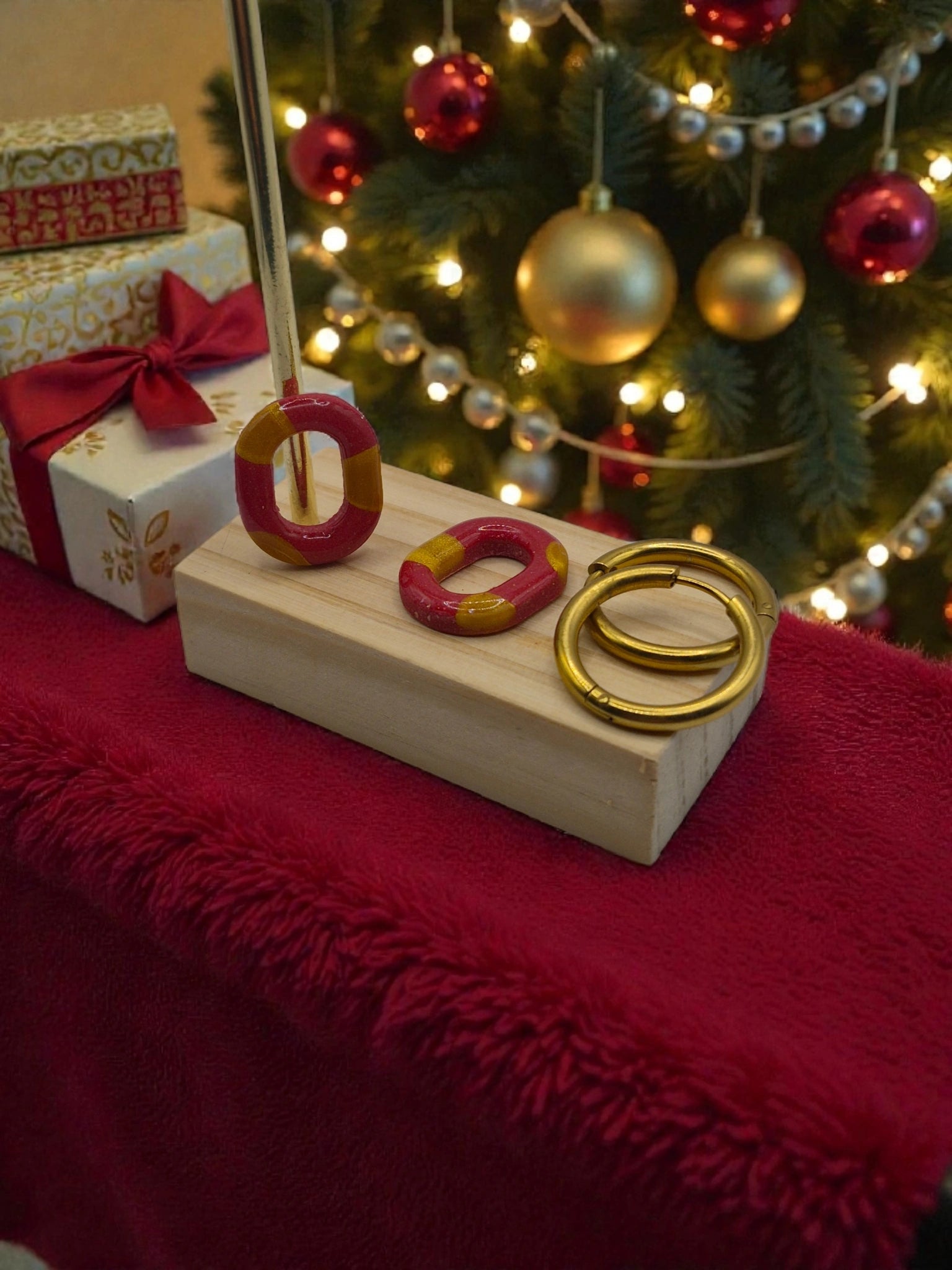 Box de Noël – Duo de Pampilles + Créoles au choix