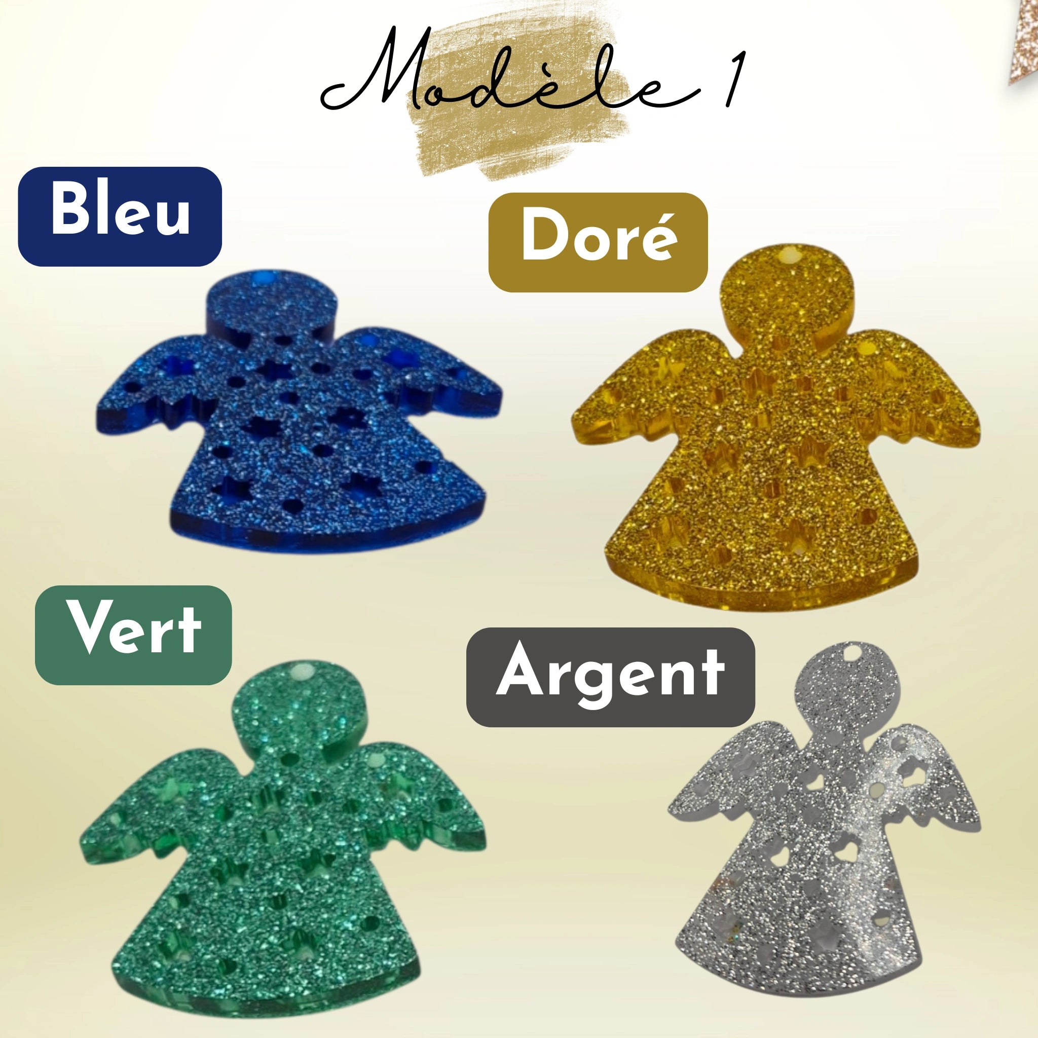 Suspension de noël - 1 ange de noël