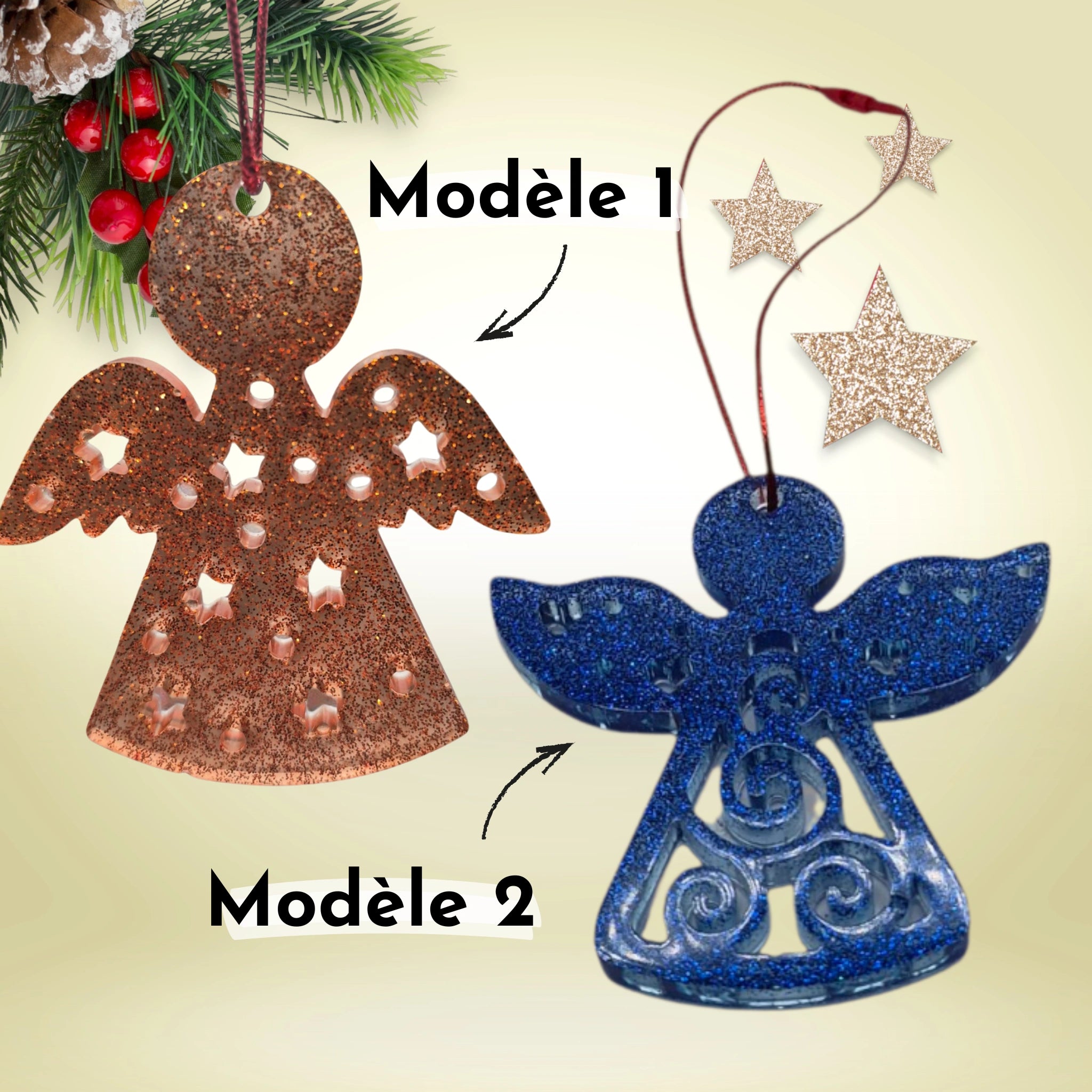 Suspension de noël - 1 ange de noël