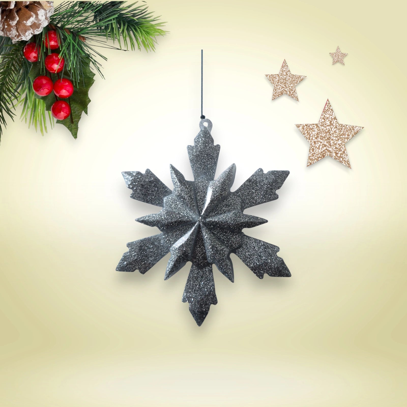 Suspension de noël - Grande étoile