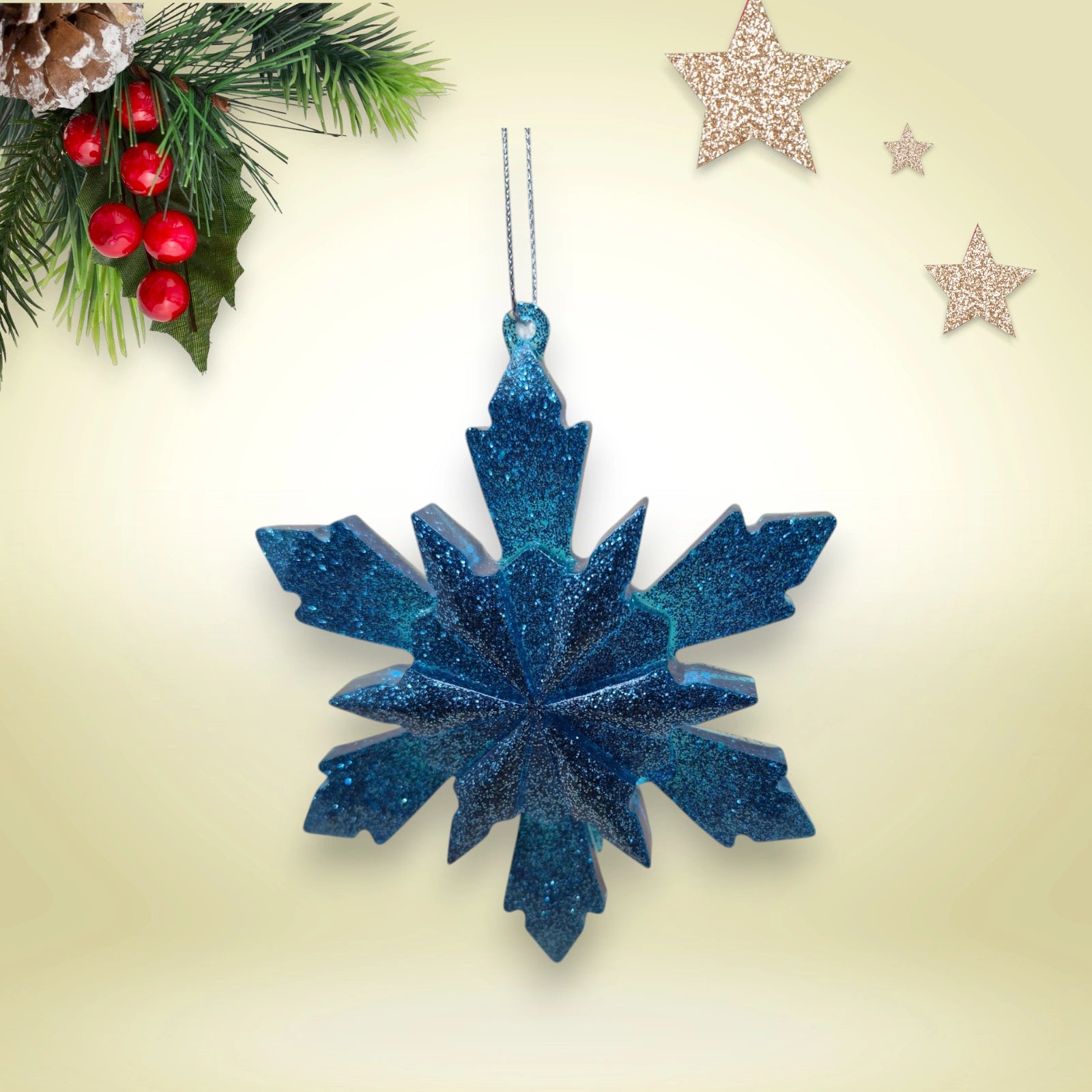 Suspension de noël - Grande étoile