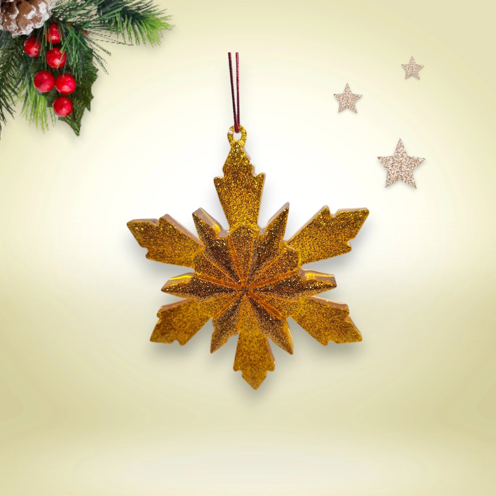 Suspension de noël - Grande étoile