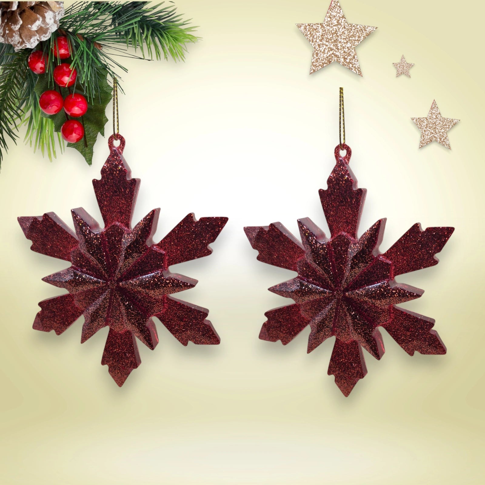 Suspension de noël - Grande étoile